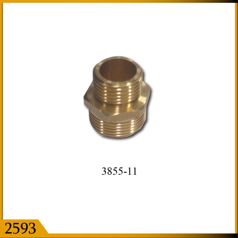 NIPPLE 1/2*3/4 OUT BRASS (2593)